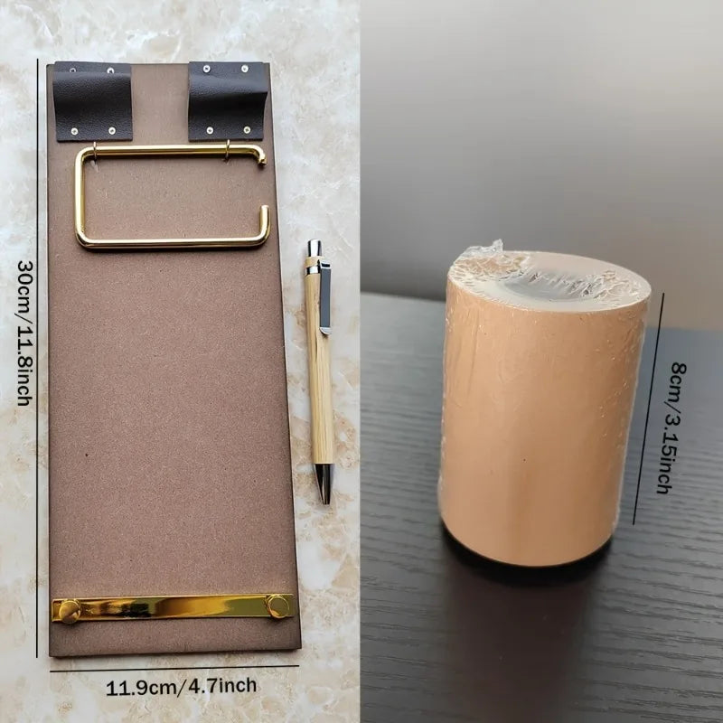 Vintage Tear-Off Note Cards Roll | Blank Message Memo Pads