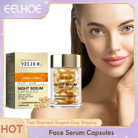 Eelhoe Vitamin C Facial Capsule Serum | Brighten & Firm Facial Capsule Serum Peaceful Pleasures Health and Wellness