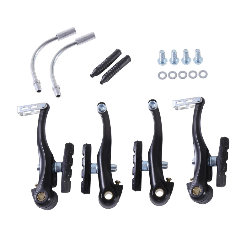 Bicycle Brake Aluminum Alloy Mountain Bike V-brake Portable Detachable Adjustable Replaceable Parts Bicycle Parts Peaceful Pleasures Health and Wellness