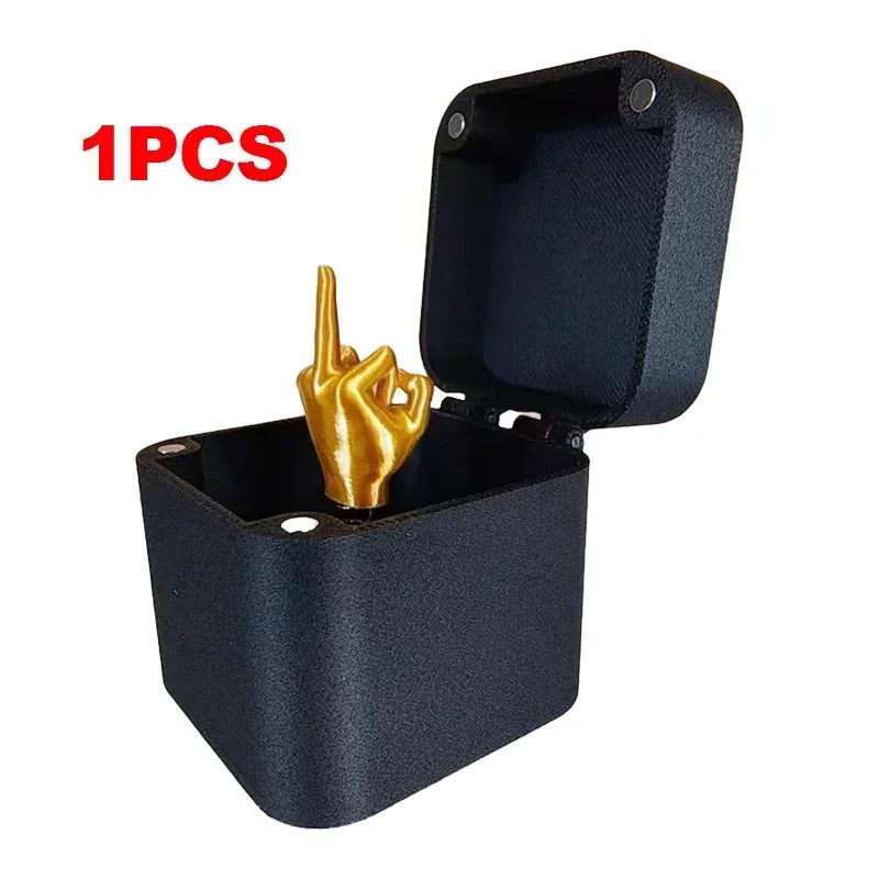 Funny Middle Finger Desk Decor – Miniature Prank Gift