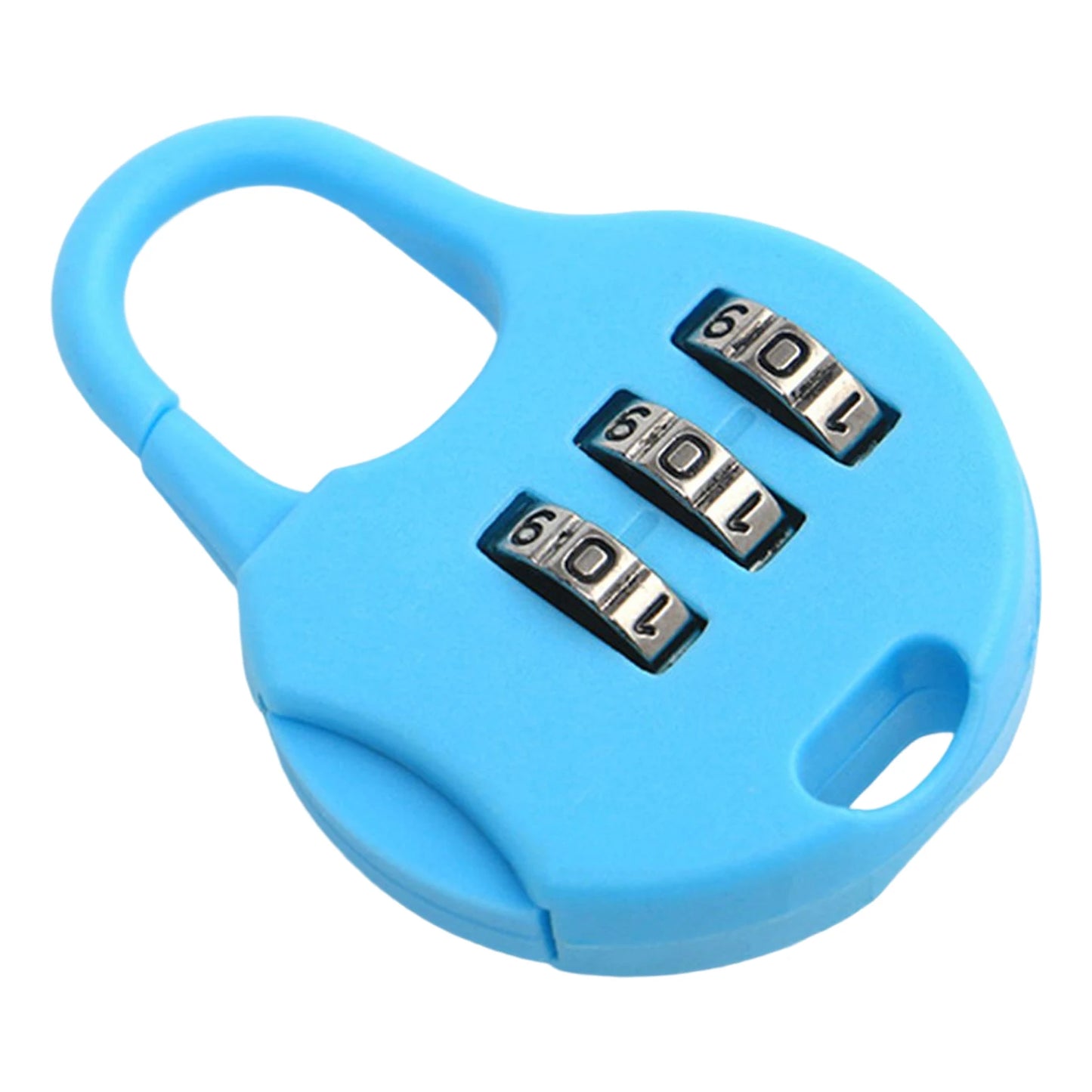 3-Digit Luggage Combination Locks Zinc Plastic Number Password Code Lock for Locker Drawer Toolkit Cabinets Peaceful Pleasures Health and Wellness Blue