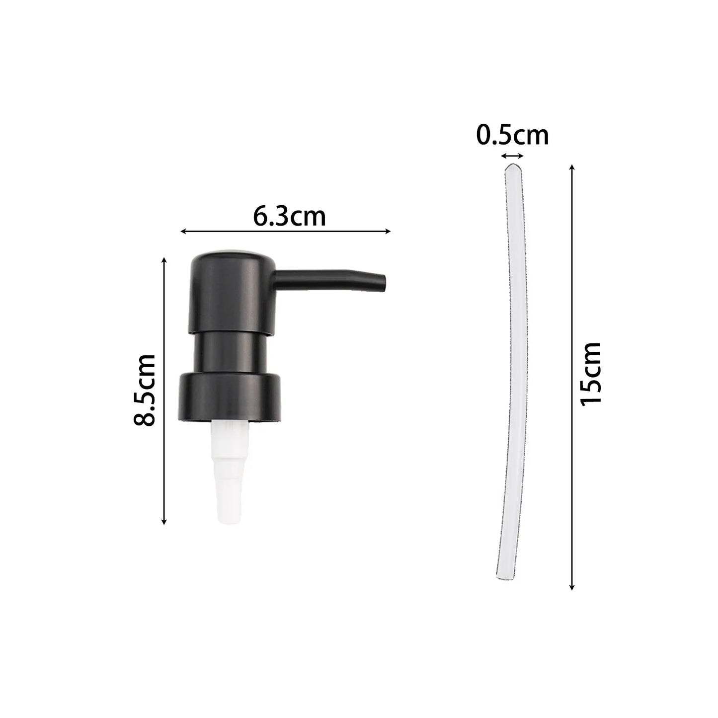 Soap Pump Liquid Head Round ABS Lotion 28 Thread Bath Bottle Press