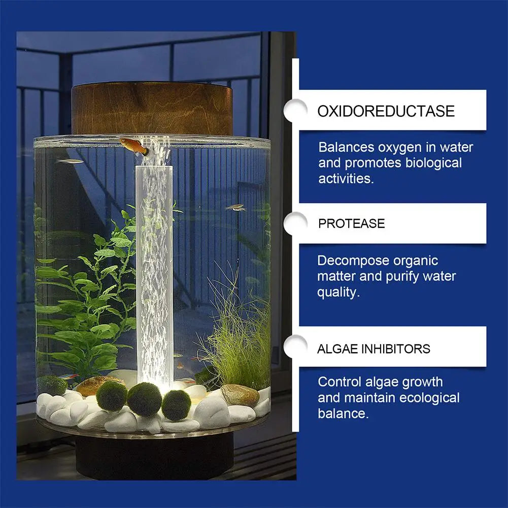 Aquarium Water Clarifier – Algae Control & Crystal Clarity 100ml