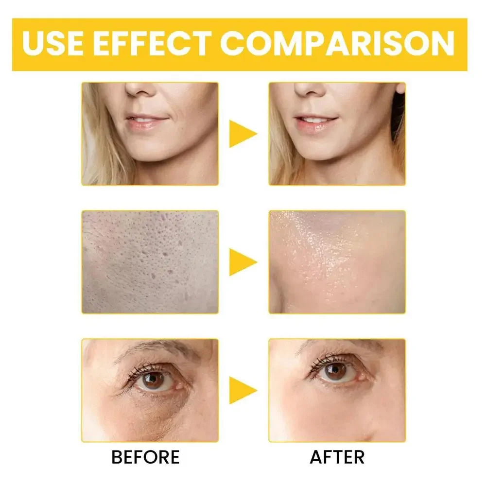 Retinol Anti-Wrinkle Serum Anti Aging Face Lifting Firming Fade Fine Lines Moisturizing Skin Care Hyaluronic Acid Facial Serum Peaceful Pleasures Health and Wellness