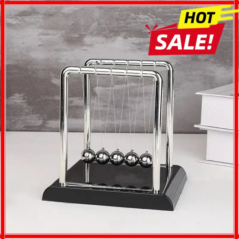 Newton's Cradle Pendulum – Desk Decor & Physics Toy