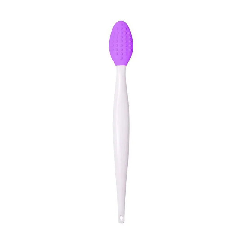 Silicone Double-Sided Face Scrub & Lip Exfoliating Brush