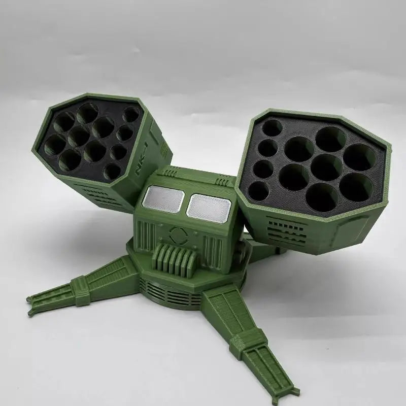 3D Printed Battery Organizer – AA/AAA/18650 Desktop Storage