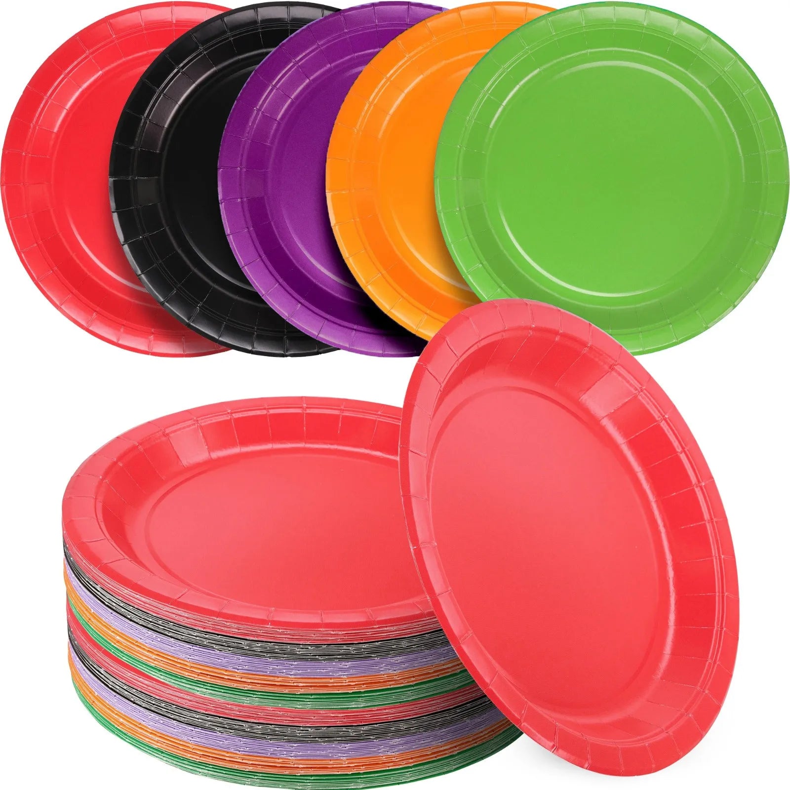 9-Inch Disposable Paper Plates for Parties – Pack of 10 Disposable Paper Plates Peaceful Pleasures Health and Wellness