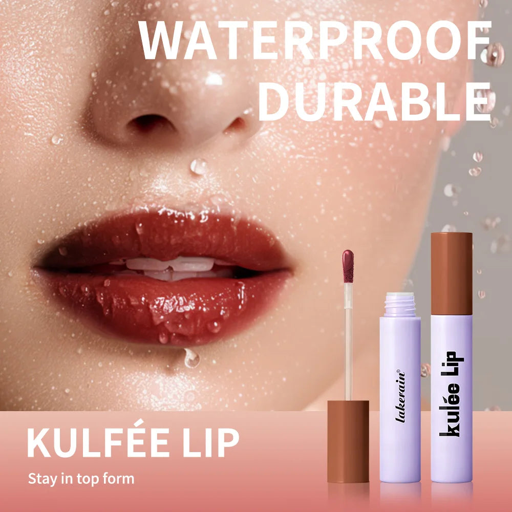 Kulfée Staining Lip Oil Gloss Stain Two In One Long Lasting Deep Hydration Moisturizing Non Sticky Waterproof Lip Makeup Peaceful Pleasures Health and Wellness