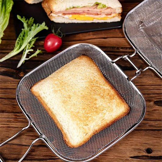 Practical Kitchen Tools Stainless Steel 304 Baking Rack Bread Sandwich Raster Cooling Rack Sandwich Mold Oven Sandwich Clip New Peaceful Pleasures Health and Wellness
