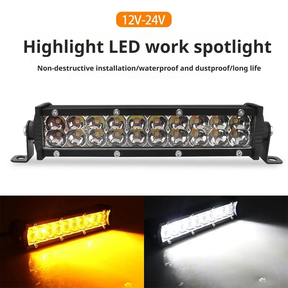 60W LED Work Light Bar Set 12V 24V – Jeep ATV SUV 4WD LED Work Light Bar Peaceful Pleasures Health and Wellness