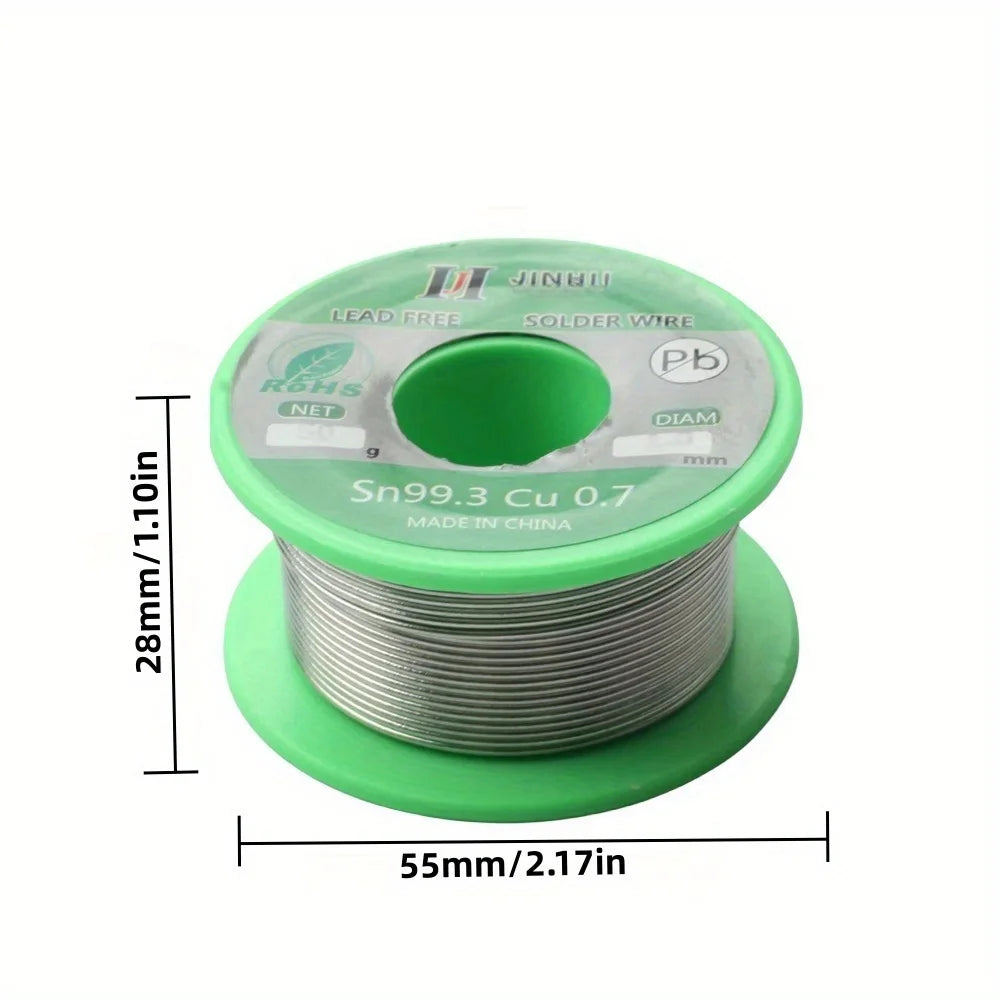 Lead-Free Solder Wire 50g | Rosin Core, RoHS Certified, 0.5–1mm Peaceful Pleasures Health and Wellness