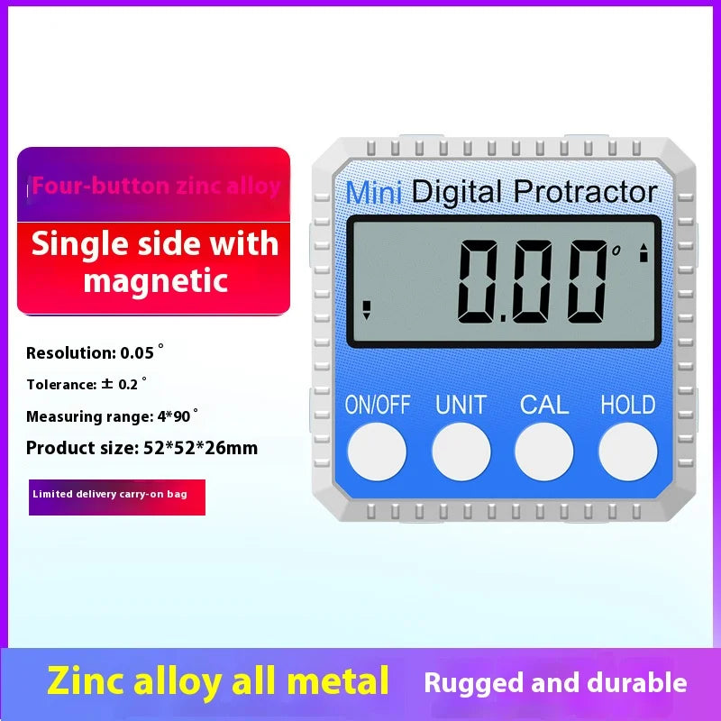 Digital Inclinometer, Level Meter, 360 High-Precision Leveling Ruler, Inclinometer, Tilt Box Peaceful Pleasures Health and Wellness