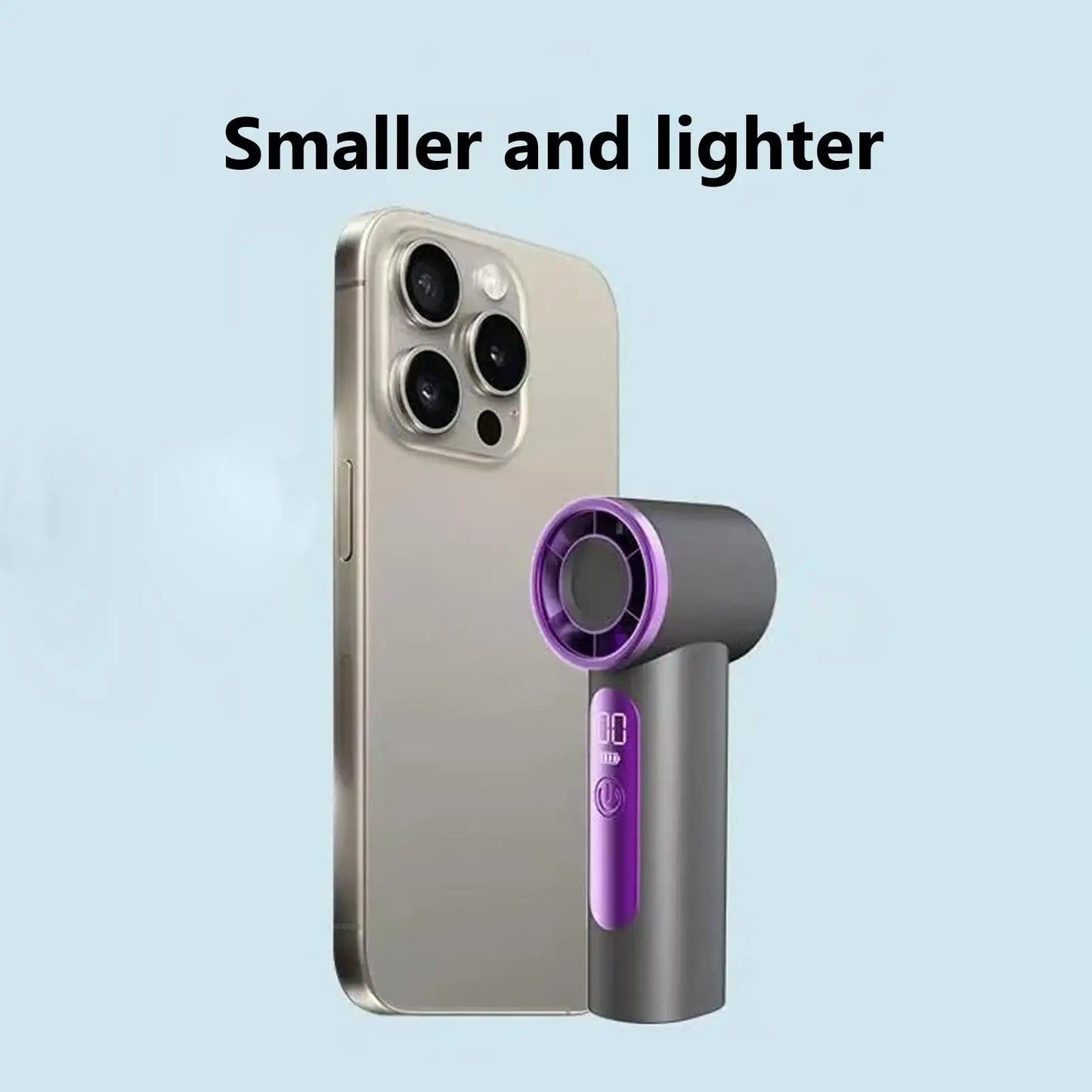 Mini Handheld Fan – USB Rechargeable Portable Travel Fan