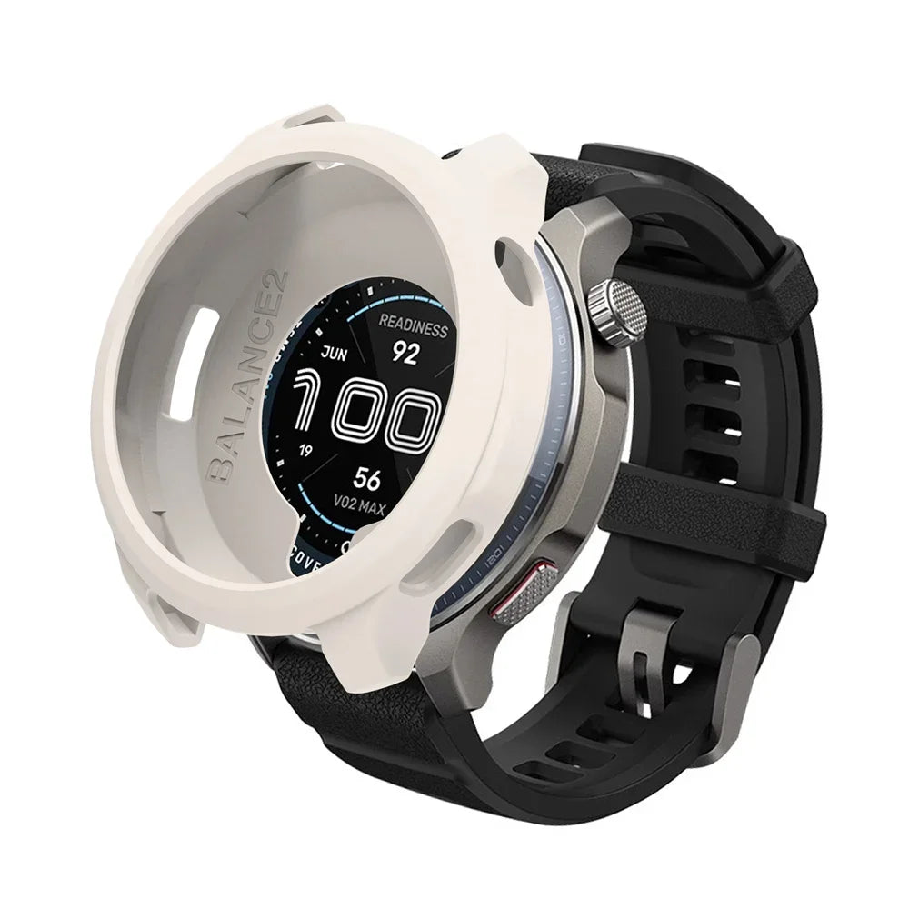 Silicone Protective Case for Amazfit Balance 2 – Hollow Cover Peaceful Pleasures Health and Wellness