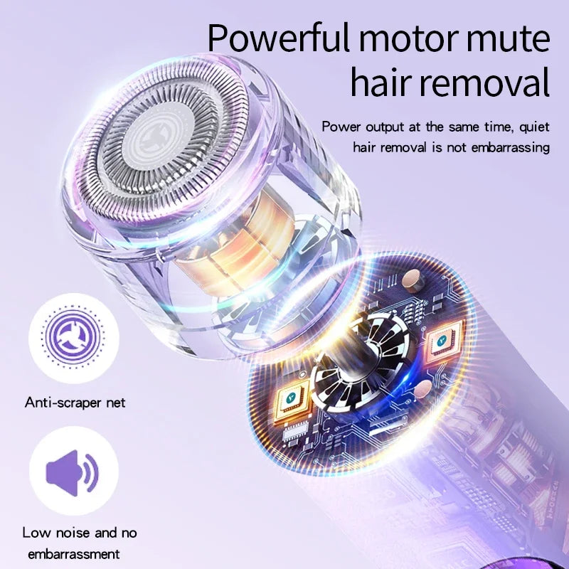 Women's 2-in-1 Electric Shaver & Trimmer – Rechargeable Razor