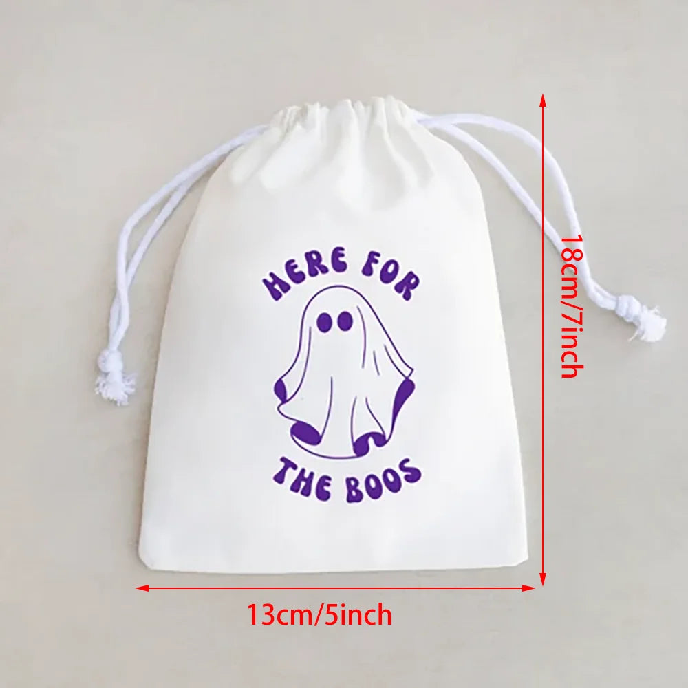 Here for The Boos Bachelorette Drawstring Bags – 10-Pack