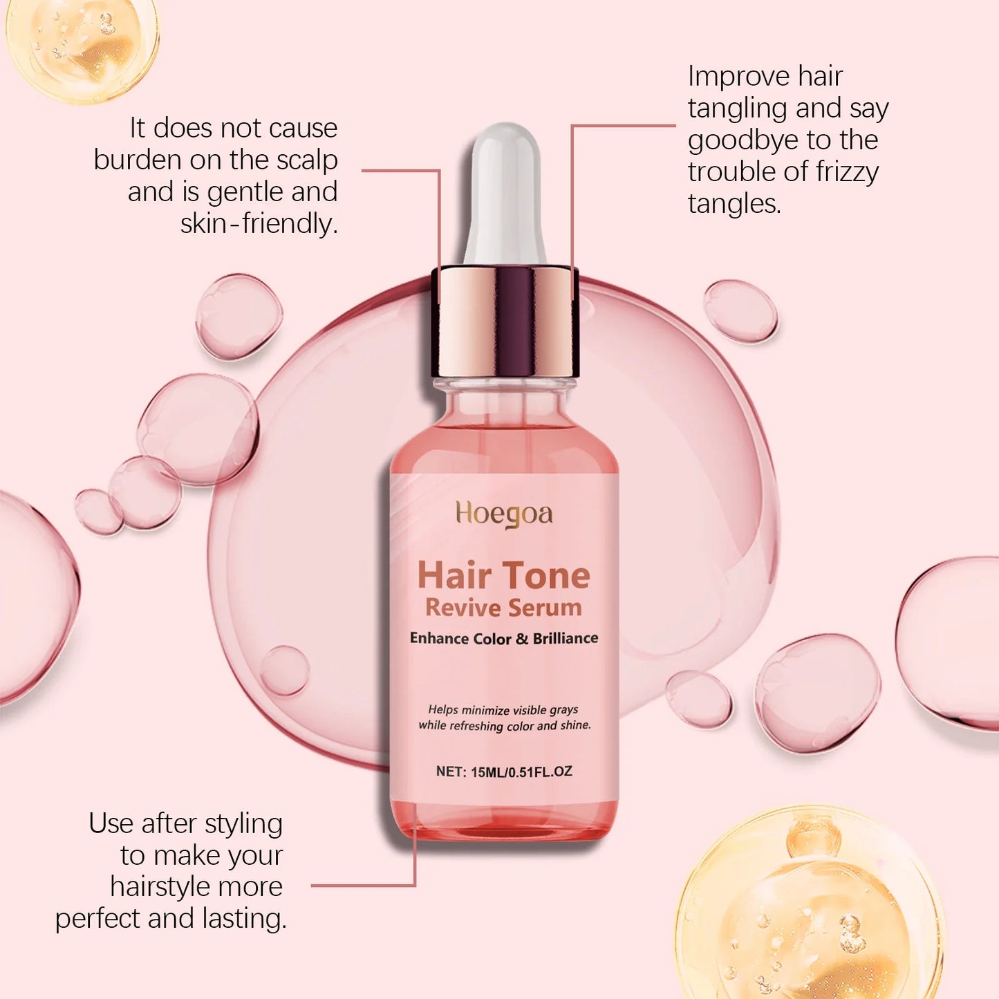 Smoothing Hair Serum – Shine, Nourish & Non-Greasy Essence