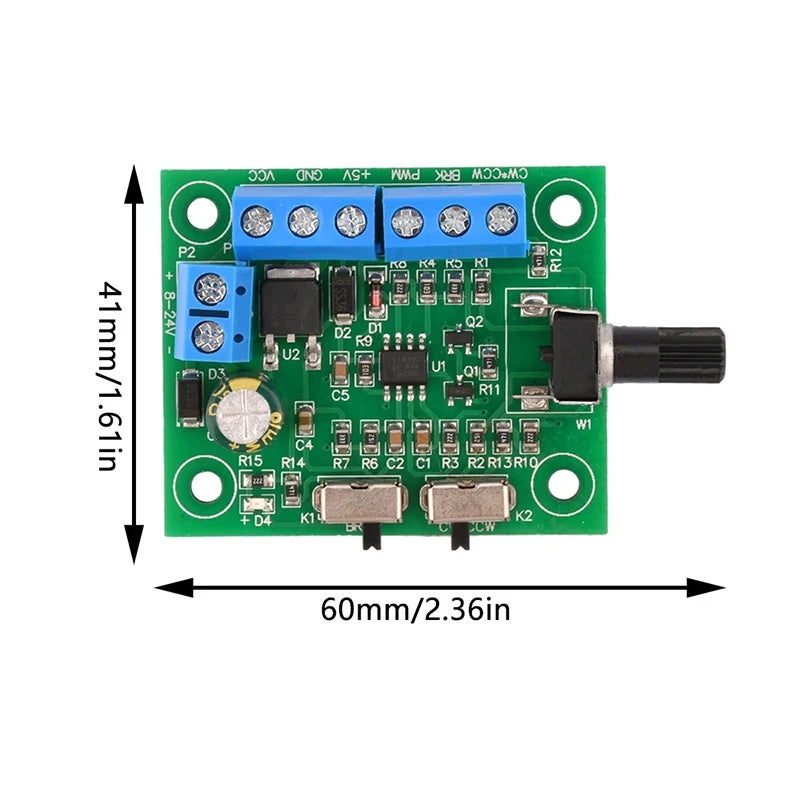 New DC 8V-24V Brushless DC Motor Driver Controller Board PWM Driver Fan Motor Speed Governor Forward And Backward Control 18KHz Peaceful Pleasures Health and Wellness