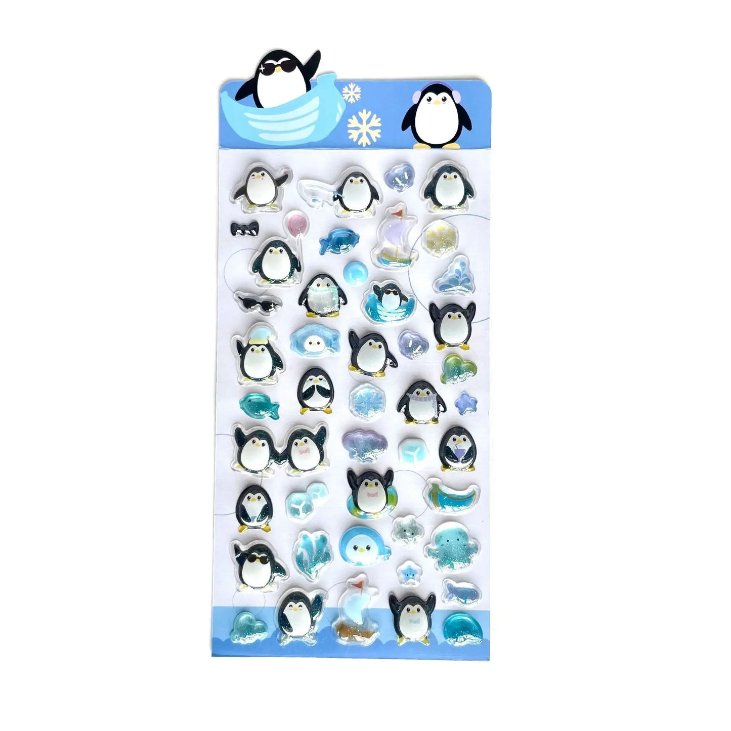 3D Glitter Crystal Cartoon Stickers – Diamond Relief Decorative
