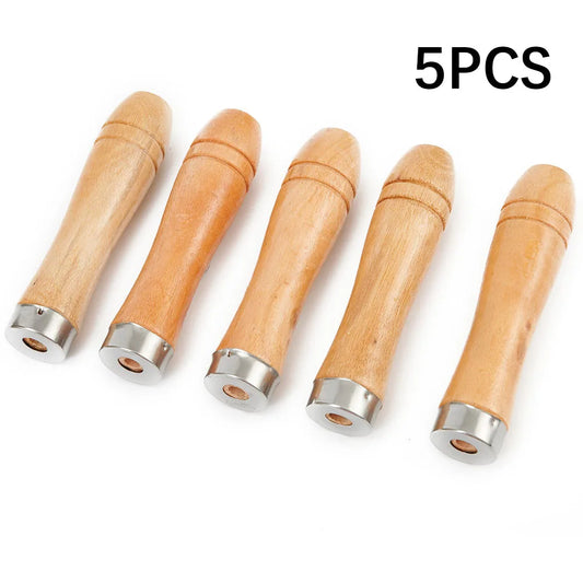 Wooden File Handle Replacement Metal Collar Wide Range Applications Peaceful Pleasures Health and Wellness Default Title