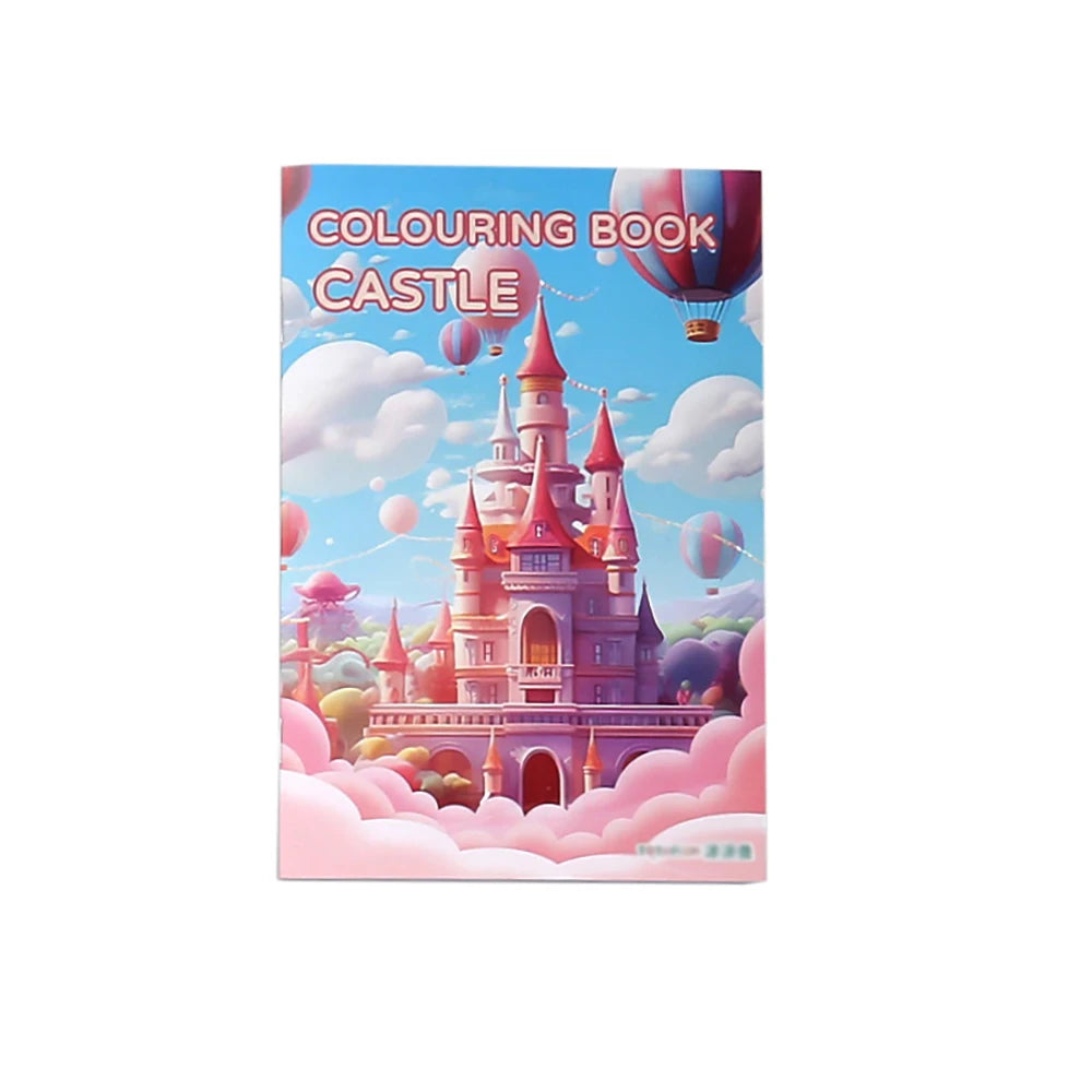12 Page Student Halloween Coloring Book Christmas Painting Birthday