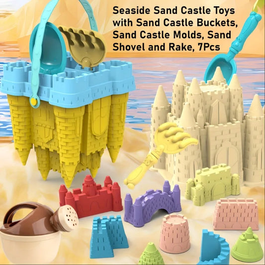 Kids Beach Sand Castle Toy Set – Outdoor Sand Play Tools Beach Sand Toy Set Peaceful Pleasures Health and Wellness