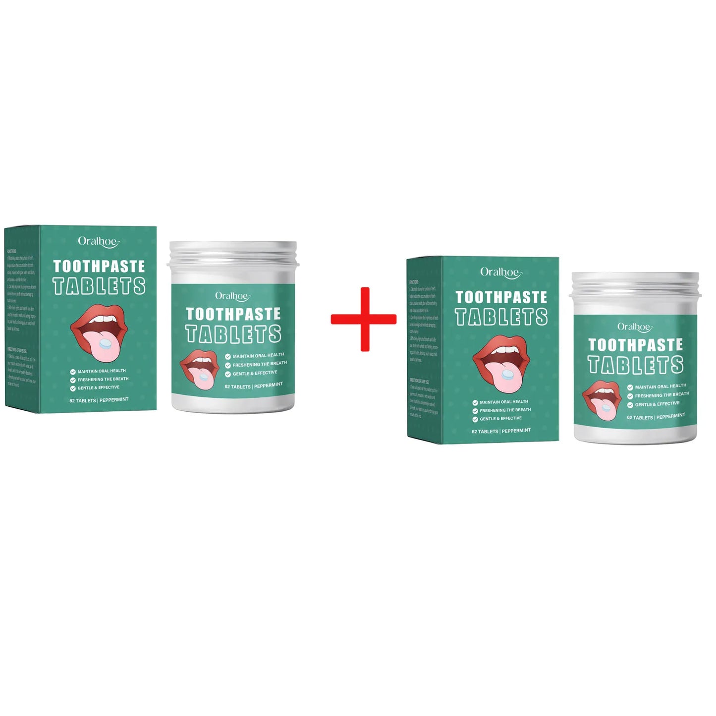 Oralhoe Jasmine Toothpaste Tablets – Whitening & Fresh Breath