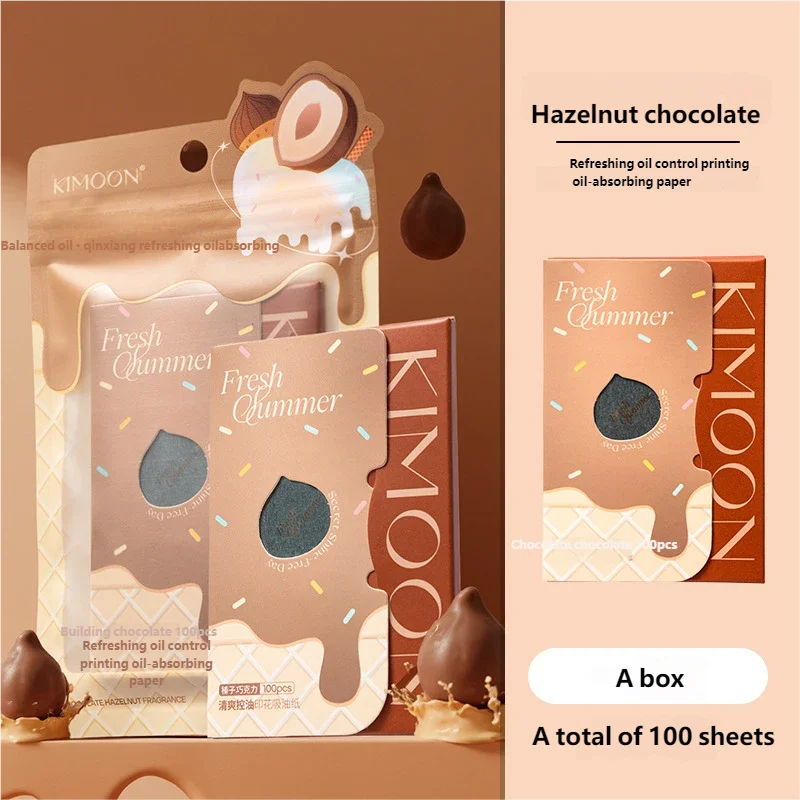 100-Sheet Face Oil Blotting Papers – Portable Oil Control Sheets