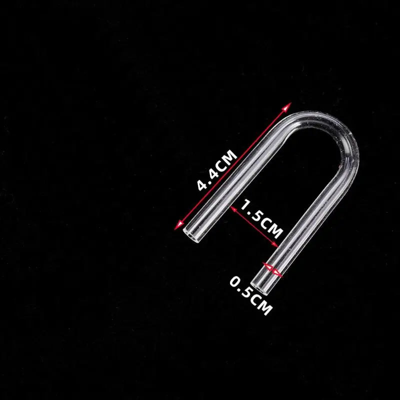 5-Pack Acrylic U-Shape Tube Connectors for Aquarium Air Lines