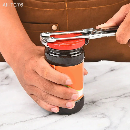 Adjustable Stainless Steel Multi-Function Can & Jar Opener Can & Jar Opener Peaceful Pleasures Health and Wellness
