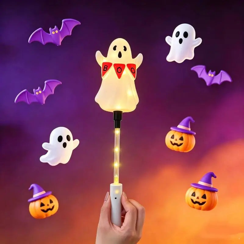 Halloween LED Glow Wands – Flashing Cartoon Kids Party Favors