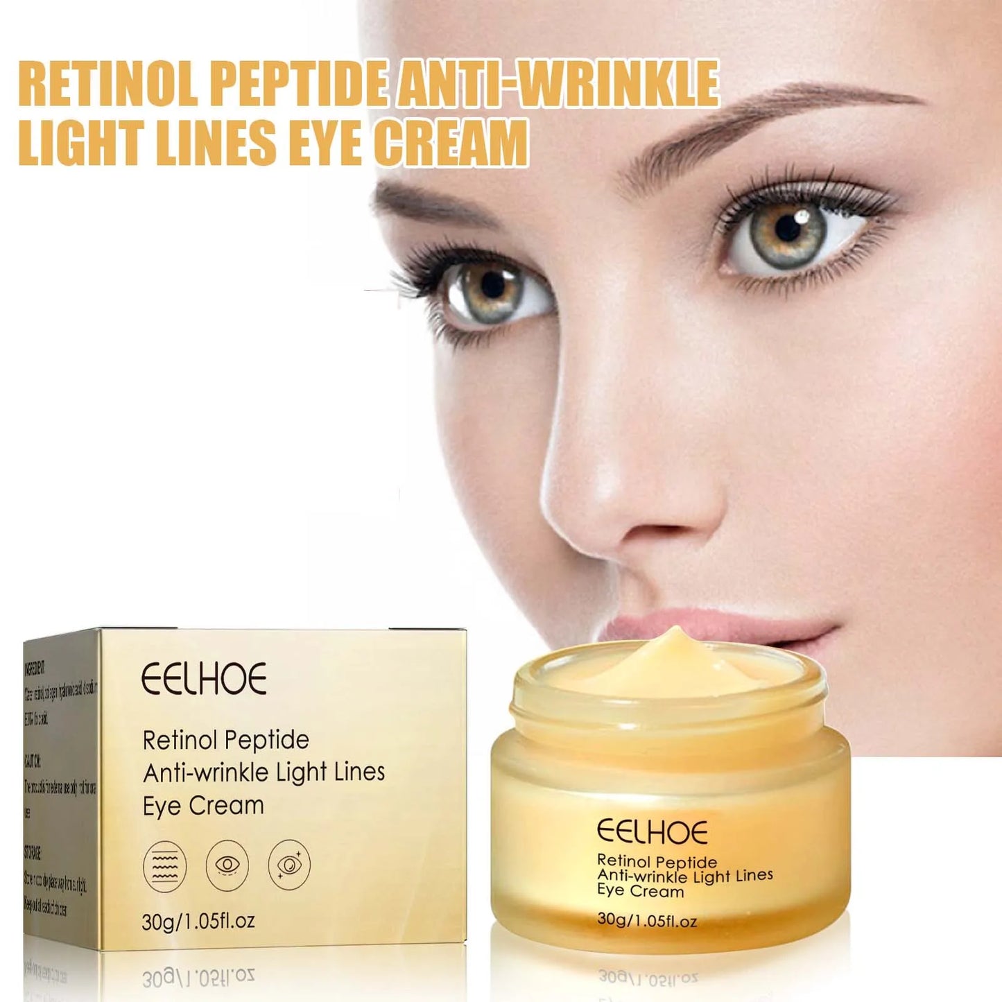 Eelhoe Retinol Peptide Eye Cream – Dark Circles & Puffiness