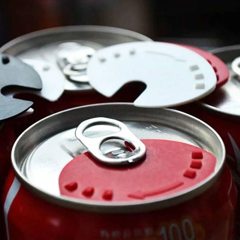 5-Pack Beer & Soda Can Covers | Reusable Flip Lid Sealers