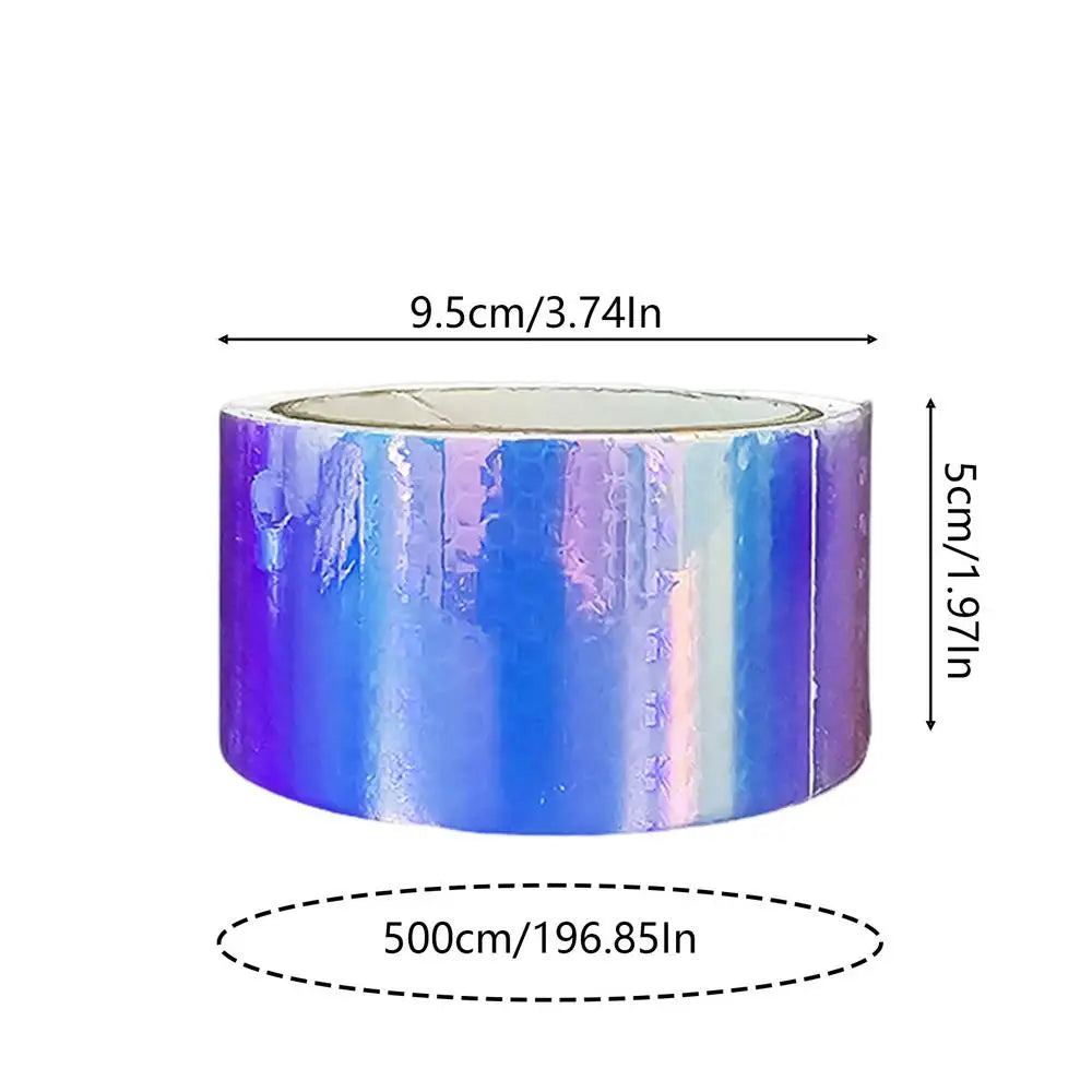 Reflective Laser Sticker Tape | Glitter Self-Adhesive Decal Roll