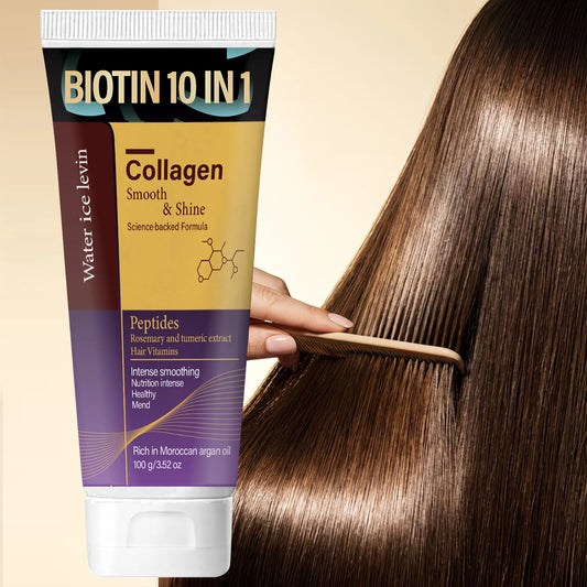 10-in-1 Biotin Hair Mask – Keratin & Collagen, All Hair Types Deep Hair Mask Peaceful Pleasures Health and Wellness