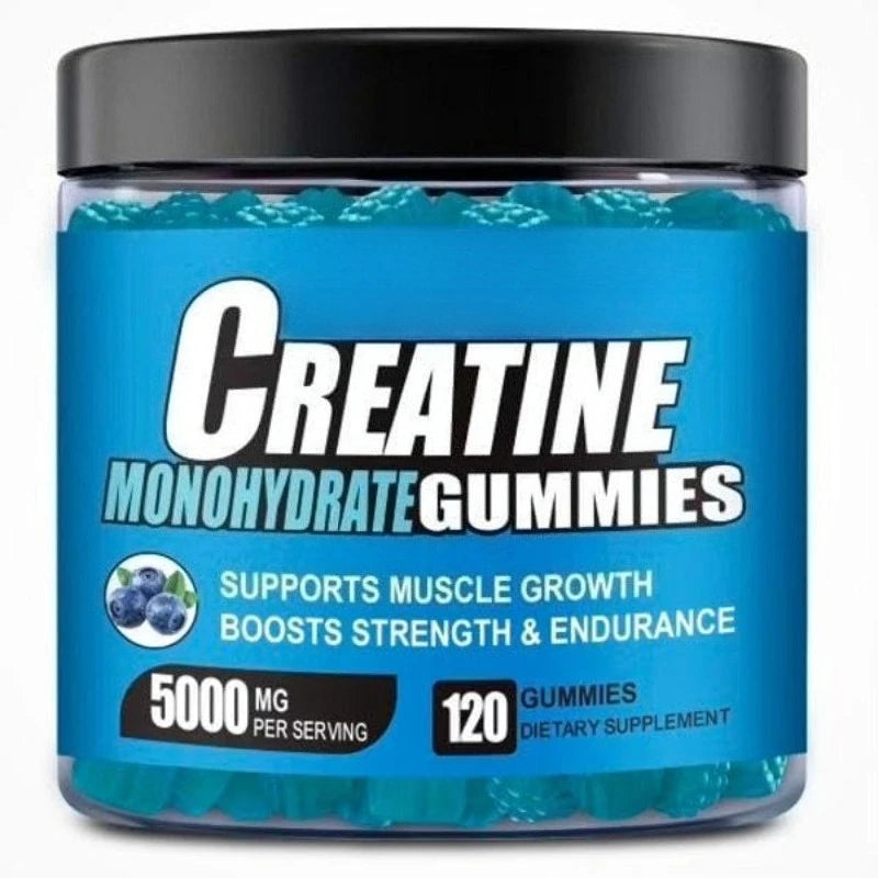 Blueberry Creatine Gummies 120ct – Energy & Muscle Support