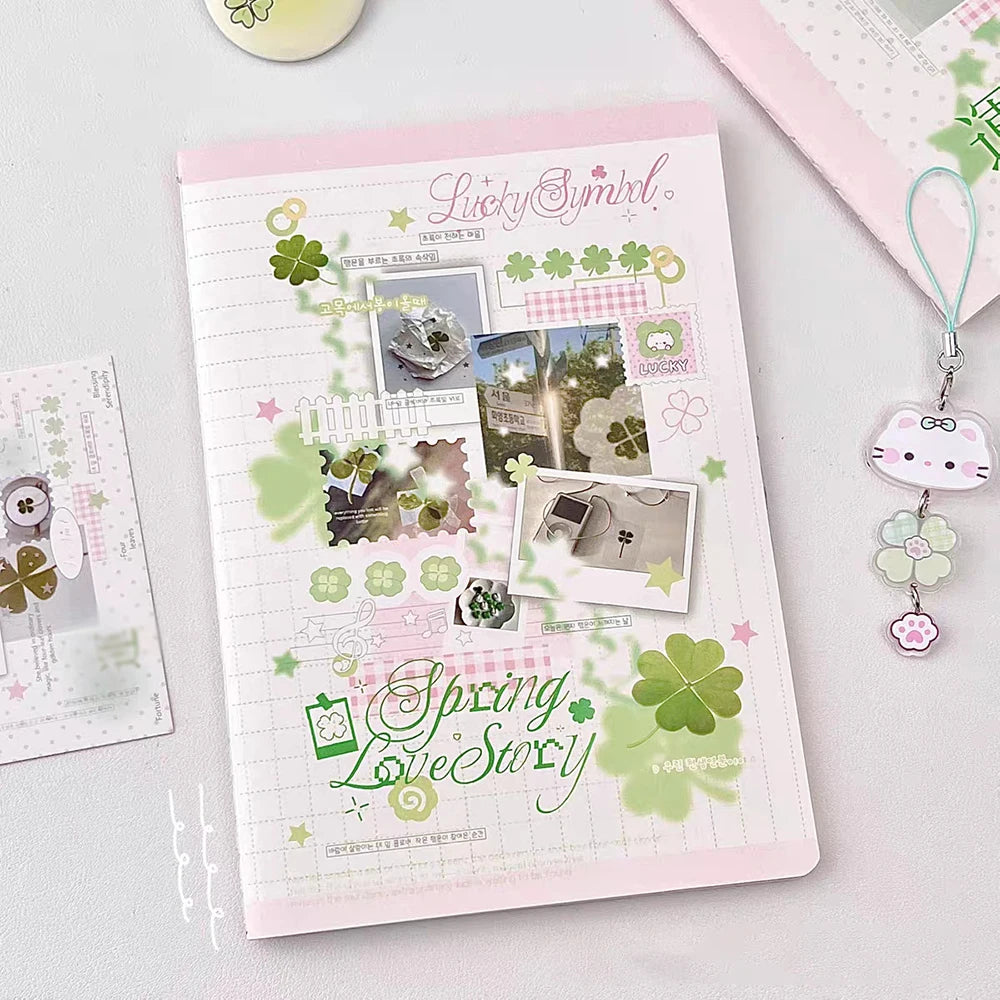 Clover Story Series A5 Car Notebook Appearance Ins Fresh Student