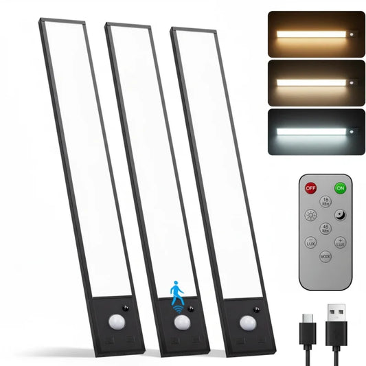 RUNTOIN Motion Sensor LED Cabinet Light | Dimmable USB Rechargeable LED Cabinet Light Peaceful Pleasures Health and Wellness