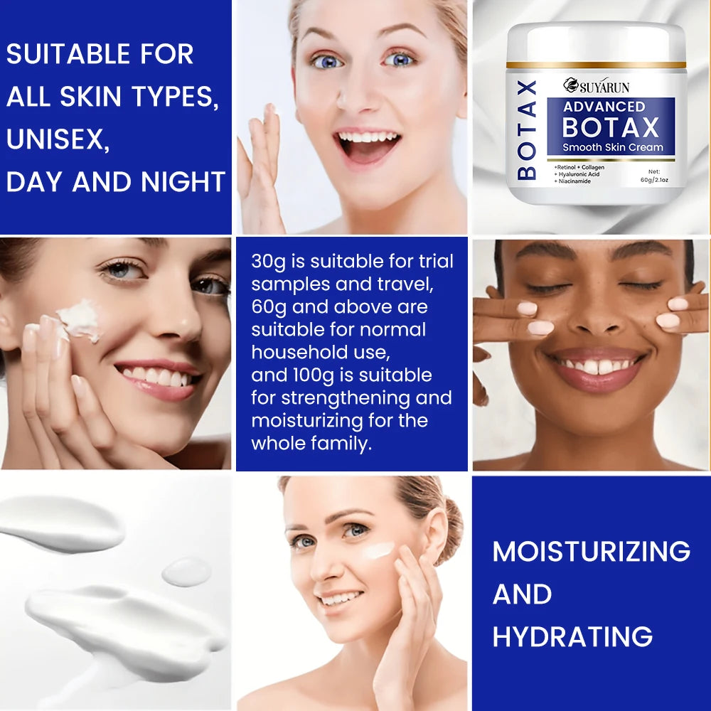 SUYARUN Hyaluronic Acid Moisturizing Cream - Brightening Anti-Aging Hydration for All Skin Types, Fast Absorb Non Greasy. Peaceful Pleasures Health and Wellness
