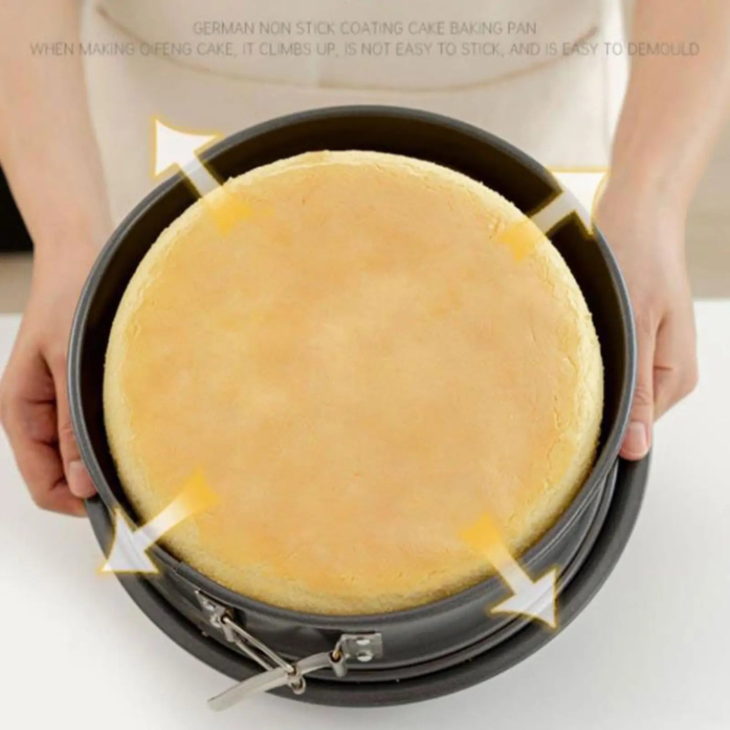 Professional Nonstick Springform Cake Pan with Removable Bottom for Home & Commercial Kitchen Baking, Oven Safe Peaceful Pleasures Health and Wellness