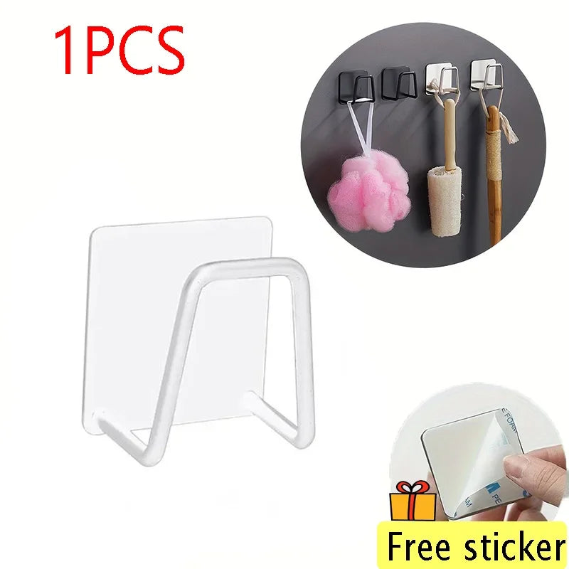 Stainless Steel Sink Sponge Holder | Self-Adhesive Wall Rack