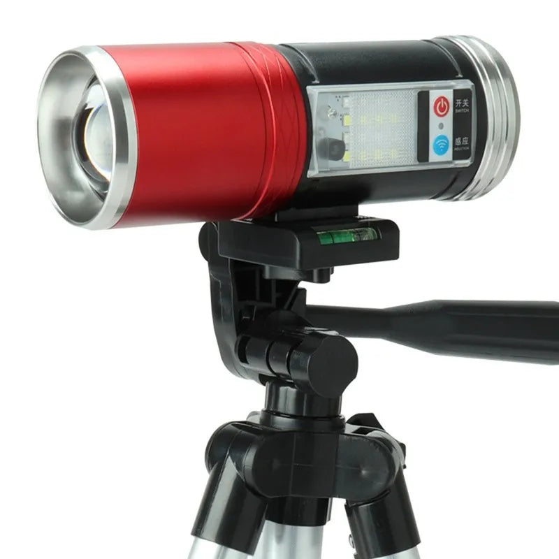 A36T-Aluminum Alloy Durable LED Flashlight With USB Rechargeable-High-Power Multi-Purpose Peaceful Pleasures Health and Wellness