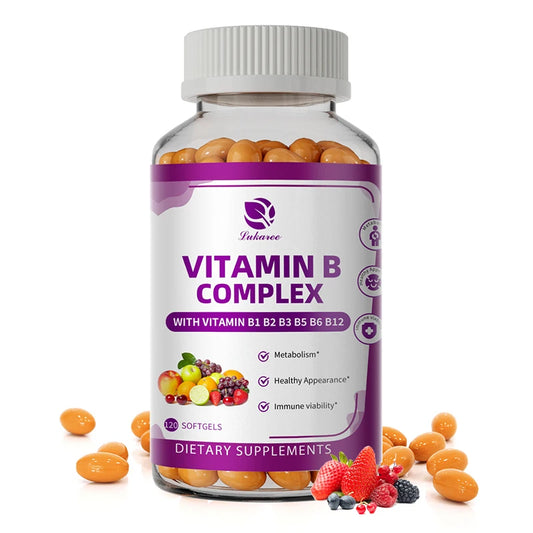 Vitamin B Complex Capsules – Energy, Metabolism & Nerve Support Vitamin Supplement Peaceful Pleasures Health and Wellness