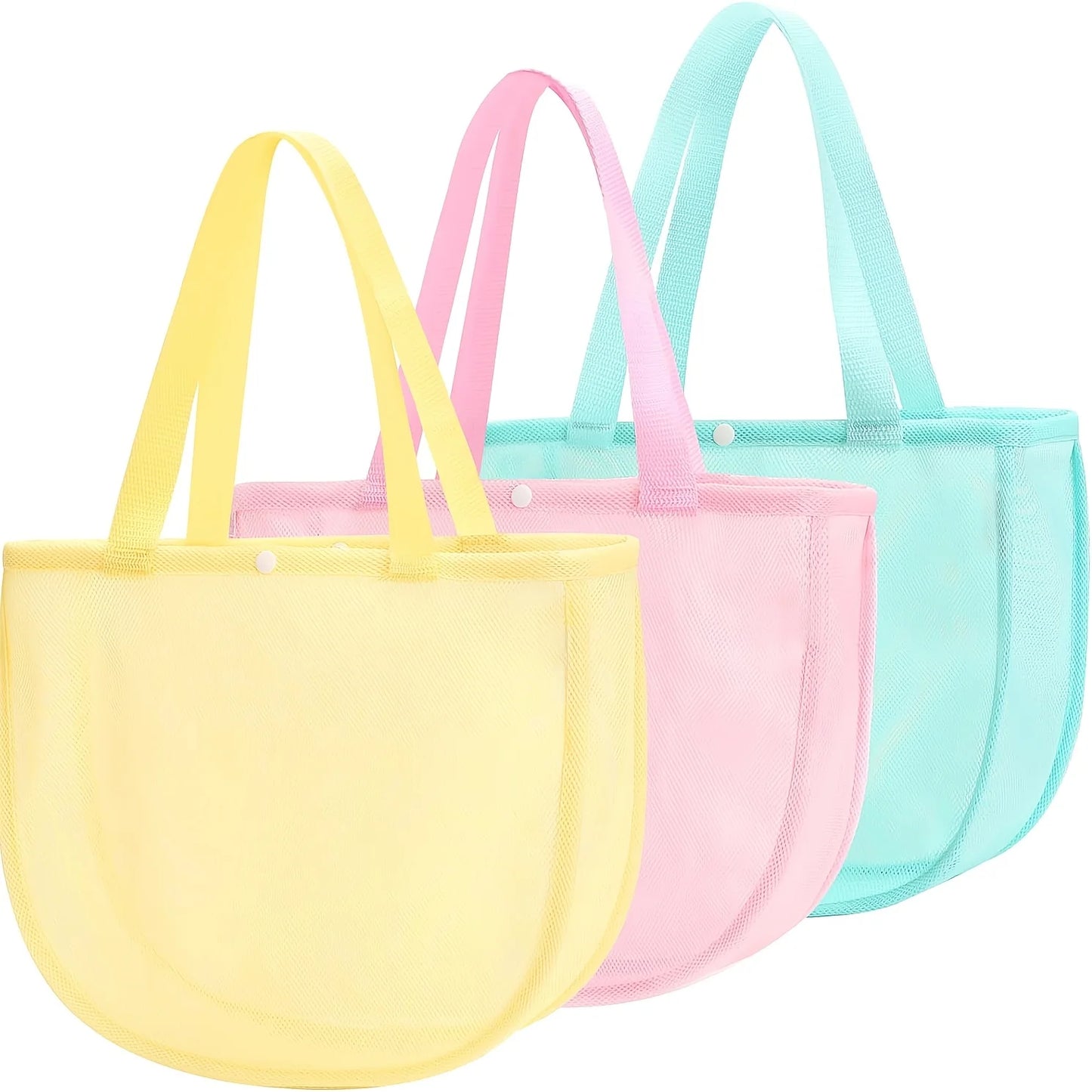 Mesh Seashell Bag – Beach Shell Collecting & Toy Storage Tote