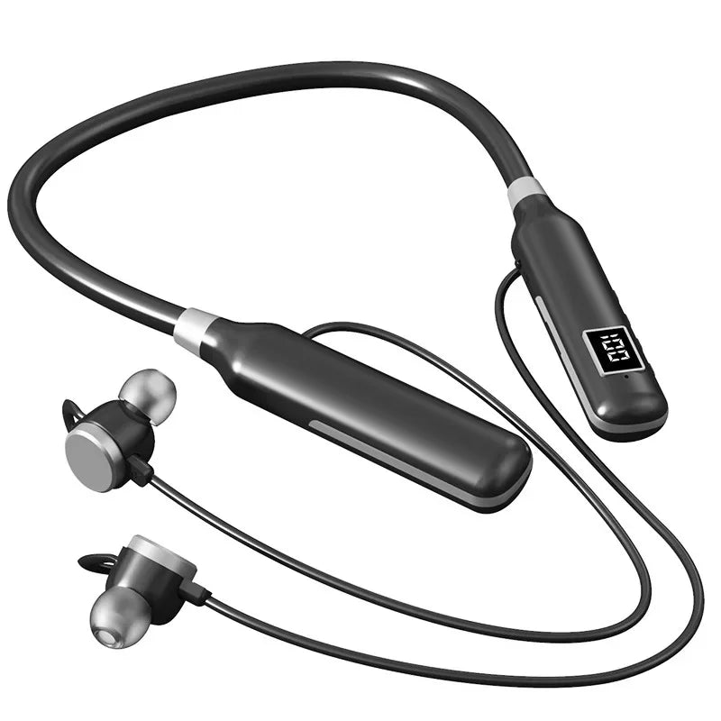 Wireless Headphones Bluetooth 5.3 Neckband Earphones Magnetic Sports BT7 Waterproof Earbuds Headset With Mic SD Card Mode Peaceful Pleasures Health and Wellness