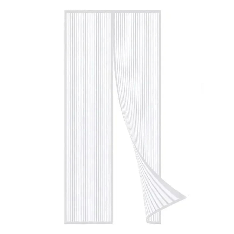Magnetic Mosquito Net for Window Door Curtain Insect Screen Anti-mosquito Net Curtains Invisible Mesh Protective Shades Home Peaceful Pleasures Health and Wellness White 80x210cm