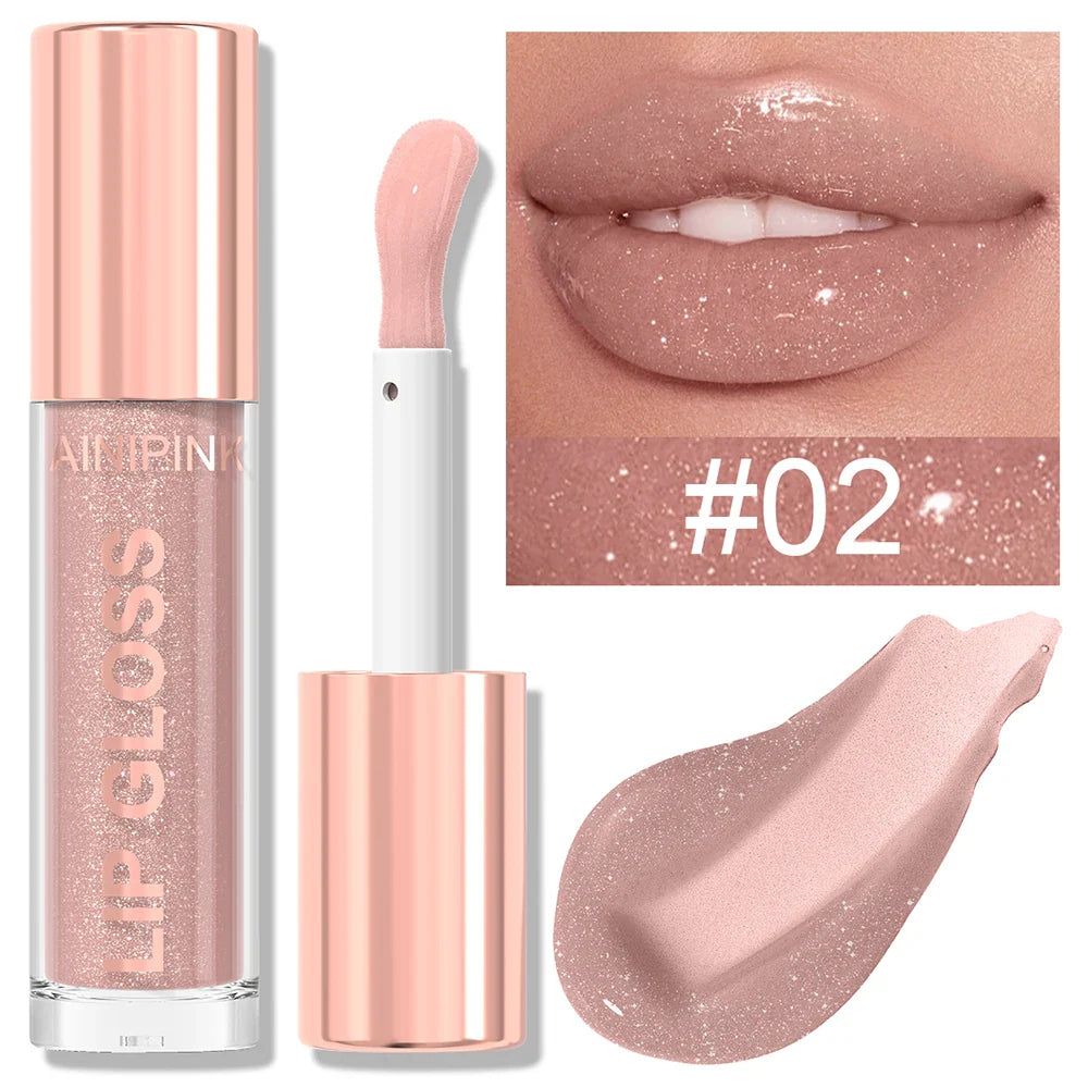 Glitter Lip Gloss – Waterproof, Moisturizing & Long-Lasting