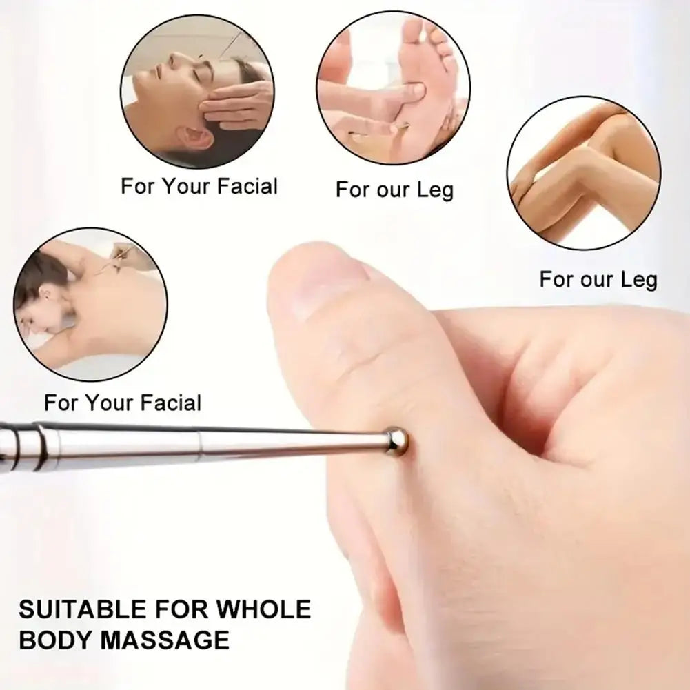 Nail Art Dotting Pen Dual End Stainless Steel Design Painting Picking Dot Rhinestones Crystal Gems Acrylic Manicure Tools Peaceful Pleasures Health and Wellness