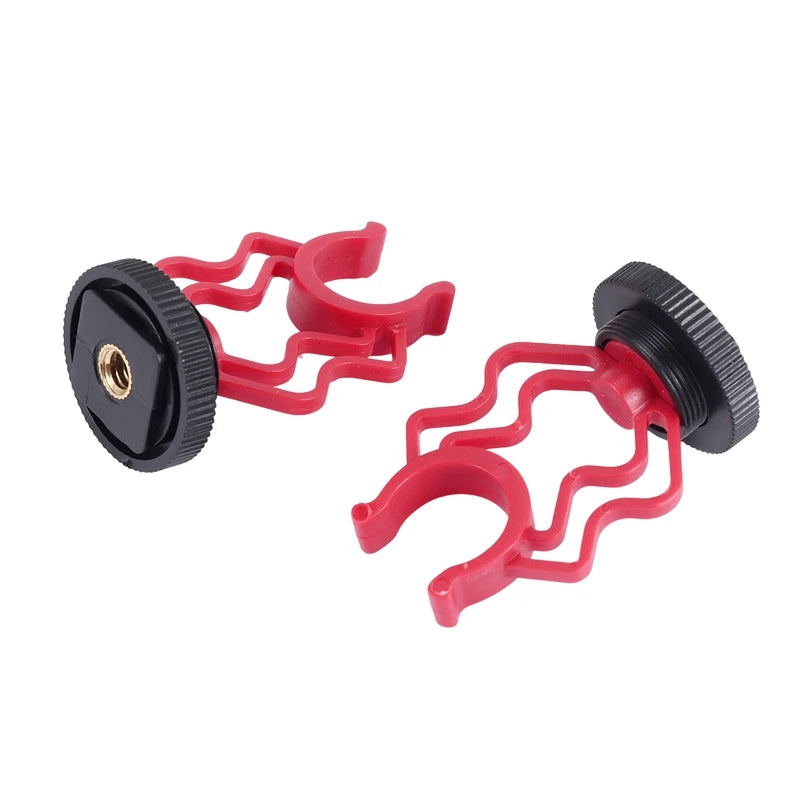 Microphone Shock Mount 2PCS Universal Microphone Wavy Shock Mount Adapter Plastic Microphone Bracket Mount Replacement for Boya Peaceful Pleasures Health and Wellness